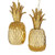 Kurt Adler 5.75-inch Pineapple Ornaments Set of 2 Assorted