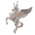 Kurt Adler 5.75-inch Glass Flying Horse Christmas Ornament