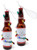 Kurt Adler Budweiser and Bud Light Beer Bottle Ornaments (Budweiser Two Pack)