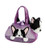 Aurora - Pet Carrier - 7" Peek-A-Boo French Bull Dog, Purple