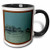 3dRose Vintage 1903 Bethany Beach Boardwalk - Two Tone Black Mug, 11 oz, Multicolor