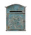 Creative Co-Op Distressed Blue Embossed Tin "Mail" Box