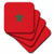 3dRose CST_28270_2 Morocco Flag-Soft Coasters, Set of 8