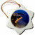 3dRose LLC ORN_89727_1 Porcelain Snowflake Ornament, 3-Inch, Waikiki Beach, Honolulu, Oahu, Hawaii-Douglas Peebles