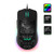 NACODEX AJ390R Lightweight Honeycomb RGB Mouse, Pixart 3325 10000 DPI, Programmable 7 Buttons Optical USB Gaming Mice Only 69G for PC Gamer