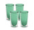 Tervis Clear & Colorful Insulated Tumbler, 16oz - 4 Pack - Boxed, Mangrove Green
