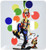 3dRose lsp_1258_2 Fun Clown Double Toggle Switch