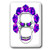 3dRose lsp_24638_6 Day of the Dead Skull D?de los Muertos Purple Outlet Cover, Multi-Color