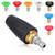 Turbo Nozzle for Pressure Washer, Rotating Nozzle and 7 Tips, 1/4 Inch Quick Connect, 3600 PSI, Orifice 2.5