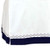 Just Born Dream Dust Ruffle, Navy, White, One Size