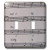 3dRose lsp_7973_2 Music Notes Double Toggle Switch, Multicolor