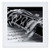 3dRose qs_4107_3 Clarinet Quilt Square, 8 by 8-Inch