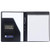 Leathario File Folder Padfolio Writing Pad Business Presentation Folder Portfolio (Black-A4-4)