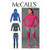 McCall's Patterns M7261 Misses' Tops & Leggings, A5 (6-8-10-12-14)