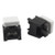 Uxcell Square Cap Right Angle Momentary Tactile Switch, 12 x 12 x 8mm