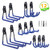 12Pack Garage Hooks Heavy Duty, Steel Garage Storage Hooks, Utility Wall Mount Tool Hangers for Garage, Bikes, Chairs, Ladders, Shovels