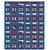 Classroom Numbered Pocket Organizer,Aoolife Hanging Pocket Chart for Classroom Calculator and Cell Phone Holder,Non-Woven with 4 Metal Hooks 30 Pocket