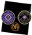 18 Month Blue and Purple NA Medallion Official Narcotics Anonymous Chip