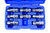1/2-Inch Drive Jumbo Hex Bit Socket Set, S2 Steel | 8-Piece Set | SAE & Metric