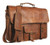 Leather Genuine Men's Auth Real Leather Messenger Laptop Briefcase Satchel Mens Bag (11X15)