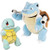 Wicked Cool Toys Pok?n 8" Squirtle and 12" Blastoise Plush Stuffed Animal - Set of 2 - Age 2+