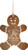 P. Graham Dunn All You Need is Love Gingerbread Brown 3.8 x 3 Wood Christmas Ornament