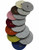 Konfor 7 Pcs Wet 4" Diamond Polishing Pads Set For Granite Marble Concrete Stone Polish