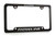Honda Ridgeline Black Coated Zinc Bottom Engraved License Plate Frame Holder 4 Hole