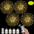 4 Pack Starburst Lights Fireworks Copper Decorative String Lights, 8 Modes Dimmable Fairy Lights with Remote Control, Bouquet Hanging Lights for Party