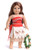 sweet dolly Doll Clothes Princess Moana Costume for 18 inch American Girl Doll