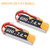 Crazepony 2PCS 7.4V 600mAh 2S Lipo Battery 50C/100C XT30 Plug for Micro FPV Racing Drone Quadcopter