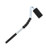 DCT Heavy-Duty High-Pressure Rubber J-Roller  Curved Handle and Solid Hard Roller Tool for Floor Laminate & Veneer Glue