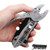Multitool Wrench With 7 Tools/Pliers/Wire Cutter/Flat Screwdriver/Phillips Screwdriver/Portable Folding Multifunctional Adjustable Multi Purpose Stain