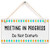 zhongfei Meeting in Progress Do Not Disturb Do not Knock Meeting in Progress Sign Office Door Sign Business Sign (5 'X 10')