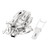 Uxcell a14061300ux0591 Hardware Cabinet Boxes Spring Loaded Latch Catch Toggle Hasp, Silver Tone, 10-Piece