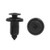 uxcell 50Pcs Black Plastic Push Pin Retainer Fasteners Clips Rivet for 7mm Hole Dia