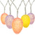BrizLabs Easter Egg Lights, 5.94ft 10 LED Pastel Lights, Steady On Easter Eggs Ornaments Battery Powered Pastel Fairy Lights String for Easter, Party,