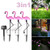 SESERIA Garden Outdoor Solar Lights, 3Pack Flamingo Led Stake Light Solar Powered Waterproof Pathway Lawn Yard Landscape Path Decorative Lights