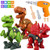Sanlebi Take Apart Dinosaur Toys for Boys - Building Toy Set with Electric Drill Construction Engineering Play Kit STEM Learning for Kids Age 3 4 5 Ye