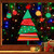 Christmas Window Stickers, Christmas Tree Decal Wall Sticker, Merry Christmas Window Clings Decorations Manual Decals, Holiday Stickers for Christmas