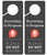 Do Not Disturb Door Hanger Sign, 2 Pack, Please Do Not Disturb Sign, Recording in Progress