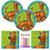 Scooby-Doo Party Supplies Pack Serves 16: Dessert Plates and Beverage Napkins with Birthday Candles (Bundle for 16)