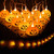 JamBer Halloween Pumpkin Fairy Lights 20LED Pumpkin String Lights 3D Halloween Orange Pumpkin Lights for Outdoor Garden, Yard, Patio, Xmas Tree, Party