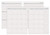 TUL Custom Note-Taking System Discbound Weekly/Monthly Refill Pages, 8 1/2" x 11", White, January to December 2019