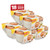 Glad Tall Entr?Food Storage Containers, Large Square (42 Oz) - 3 Count, Home Collection