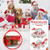 Easyinsmile Christmas String Lights,Santa Claus and Christmas Snowman String Lights 10 LED Colorful String Lights for Christmas Decoration, Christmas