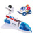 Astro Venture Space Shuttle Toy with 2 Astronauts, Mechanical Arm and Rover - Lights Up with Blast Off Sound Effects - Rover Compartments Open with Th