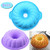 AILEHOPY European Grade Silicone Cake Mold Non Stick Bakeware Fluted Tube Cake Pan for Jello,Gelatin, Silicone Molds for Cakes 8-10Inch Baking Pan 2PA