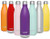 Linkit 25oz Water Bottle - Stainless Steel Vacuum Insulated Thermos - Leakproof Double Wall Sports Flask - Violet