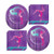 Gymnastics Party Supplies - Girl Gymnast Paper Dessert Plates and Beverage Napkins (Serves 16)